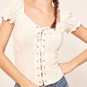 Reformation Sundance Corset Top